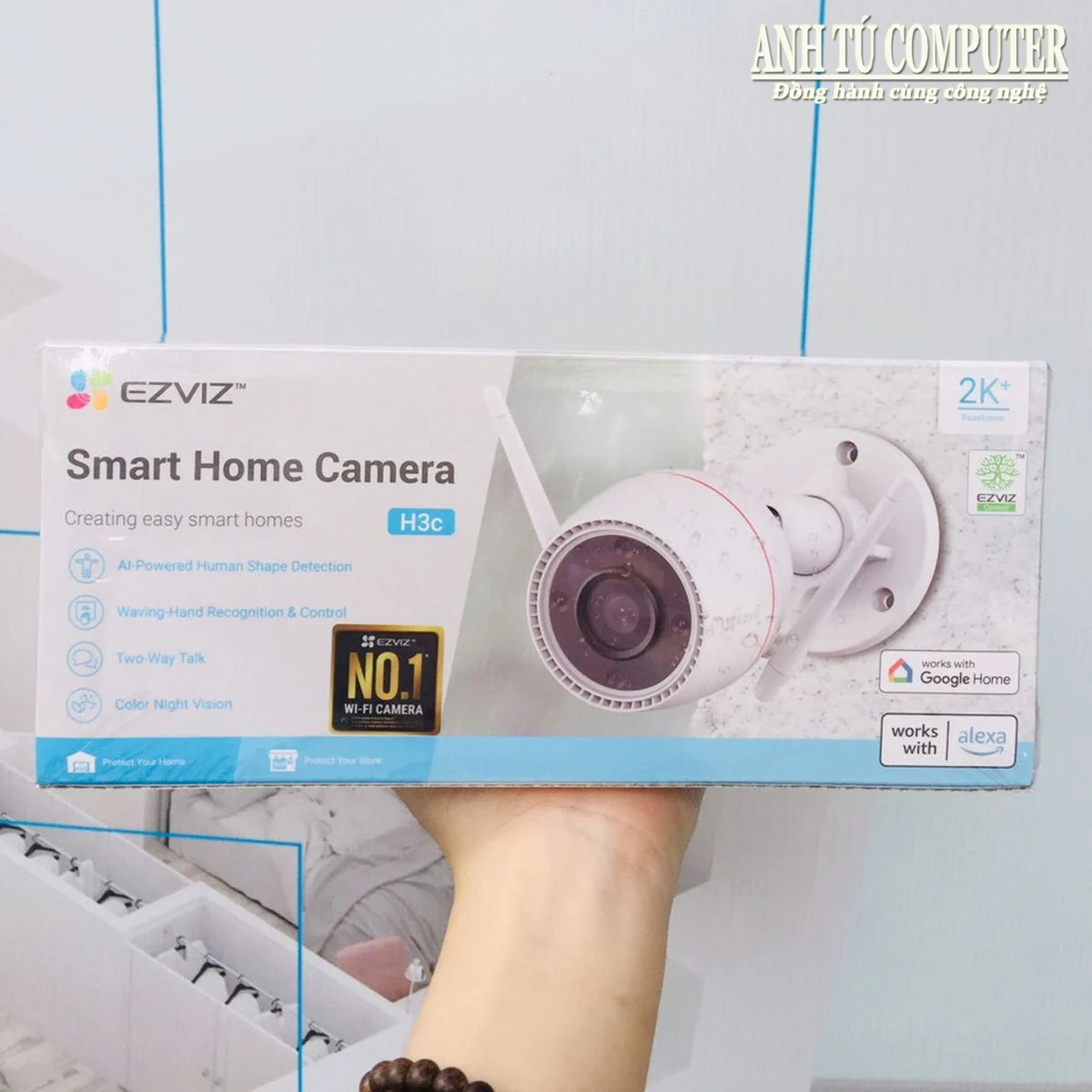 Camera WiFi Colorvu 4mp EZVIZ H3c 2K+