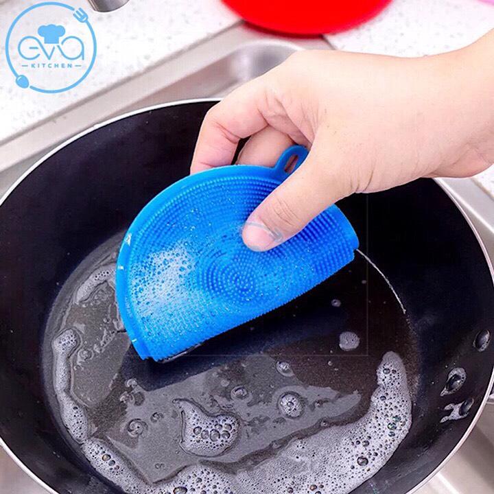 [HCM]Combo 3 Miếng Rửa Chén Silicon Đa Năng