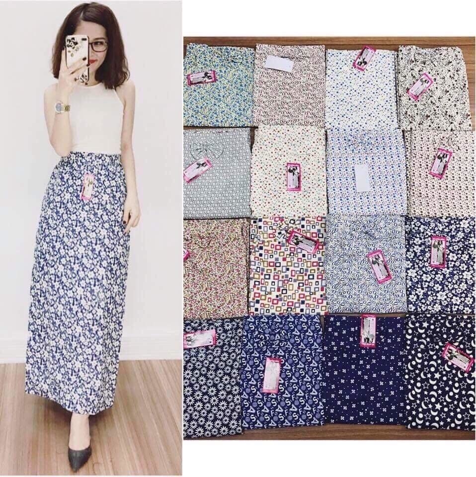 Váy chống nắng thô lụa 2 lớp