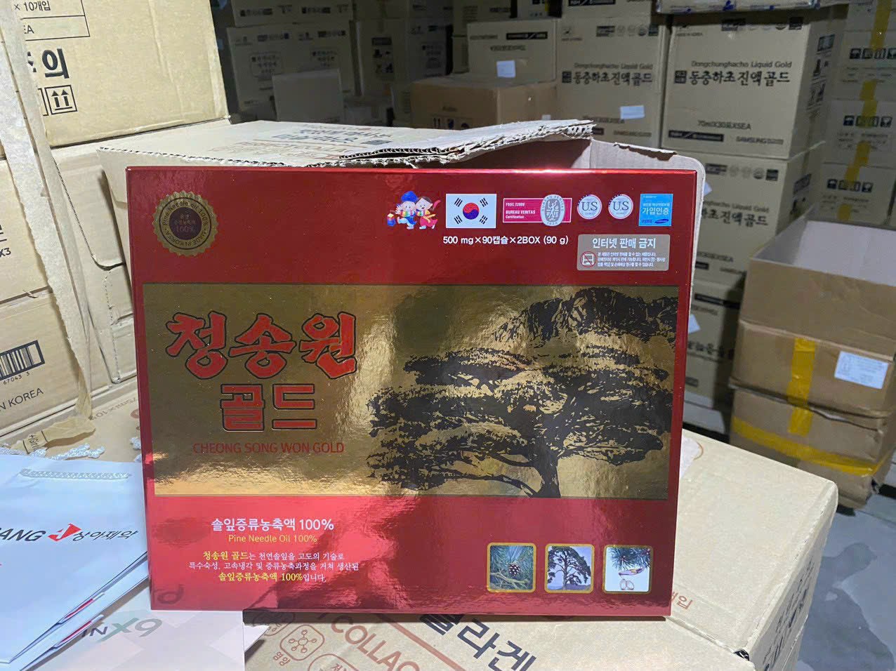 TINH DẦU THÔNG ĐỎ CHEONGSONGWON GOLD HÀN QUỐC