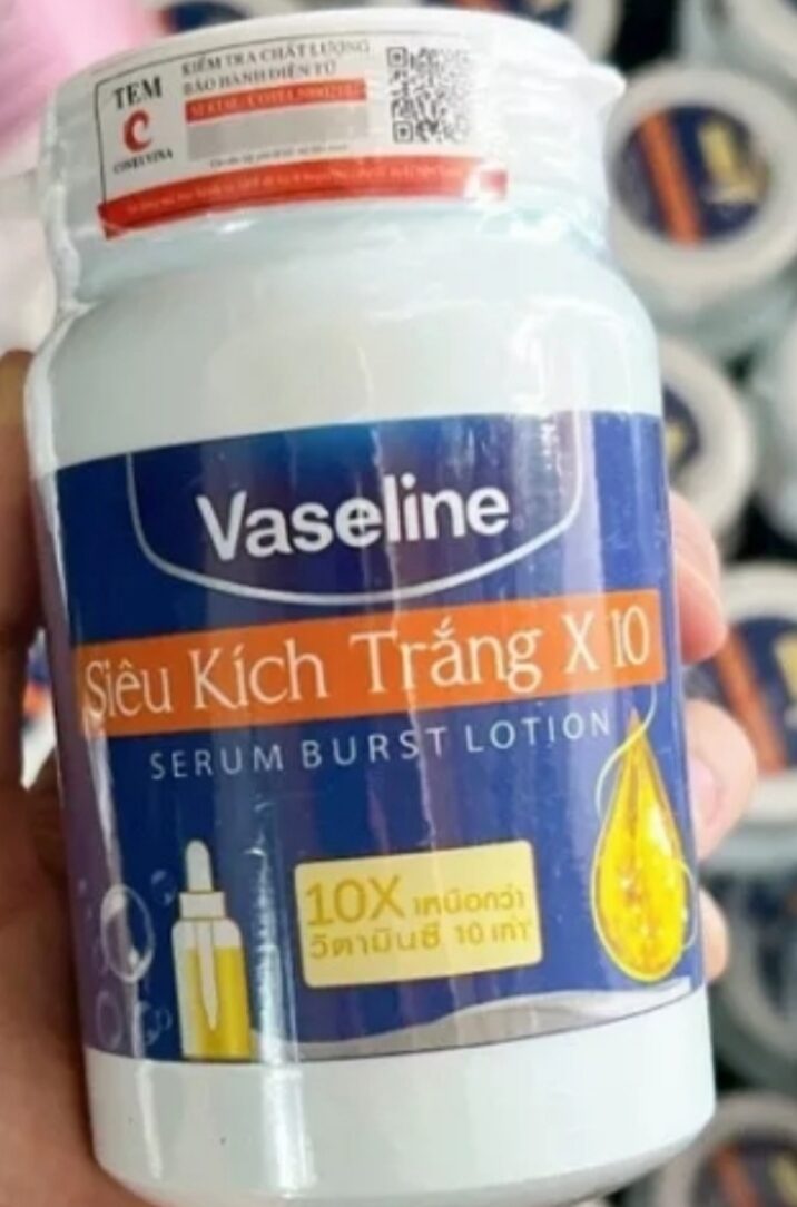 Kích Trắng Vaseline X10 250g