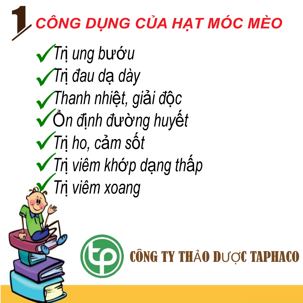 [Hàng mới về] Hạt móc mèo 500g - Tấn Phát - Hàng sạch chuyên dùng để sắc nước và pha trà cực kỳ hiệu quả