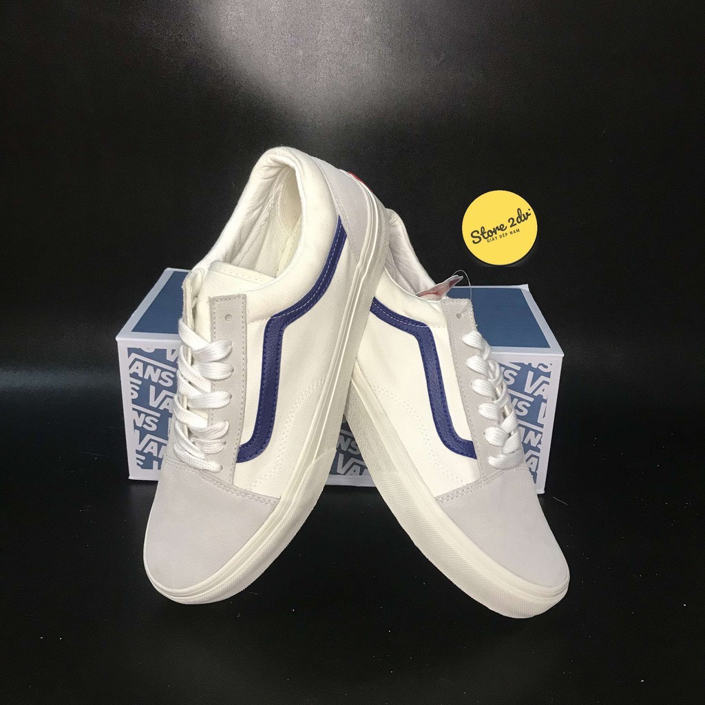 [Fullbox,Bill + Tất cổ ngắn] Giày Vans Vault Old Skool Da Lộn