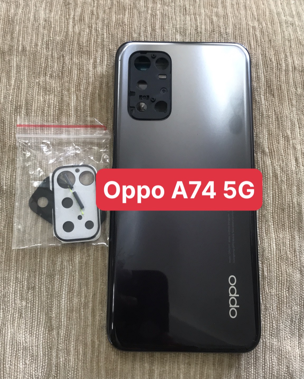 Bộ Vỏ sườn Điện thoại Oppo A74 5G zin kèm nút bấm ,kính camera