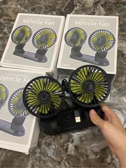 Quạt đôi - quạt đơn mini, quạt làm mát không khí,quạt siêu thơm mát - quạt điều hòa, quạt điện xoay 360 độ trên ô tô, xe hơi, bàn làm việc (loại mới nhất)
