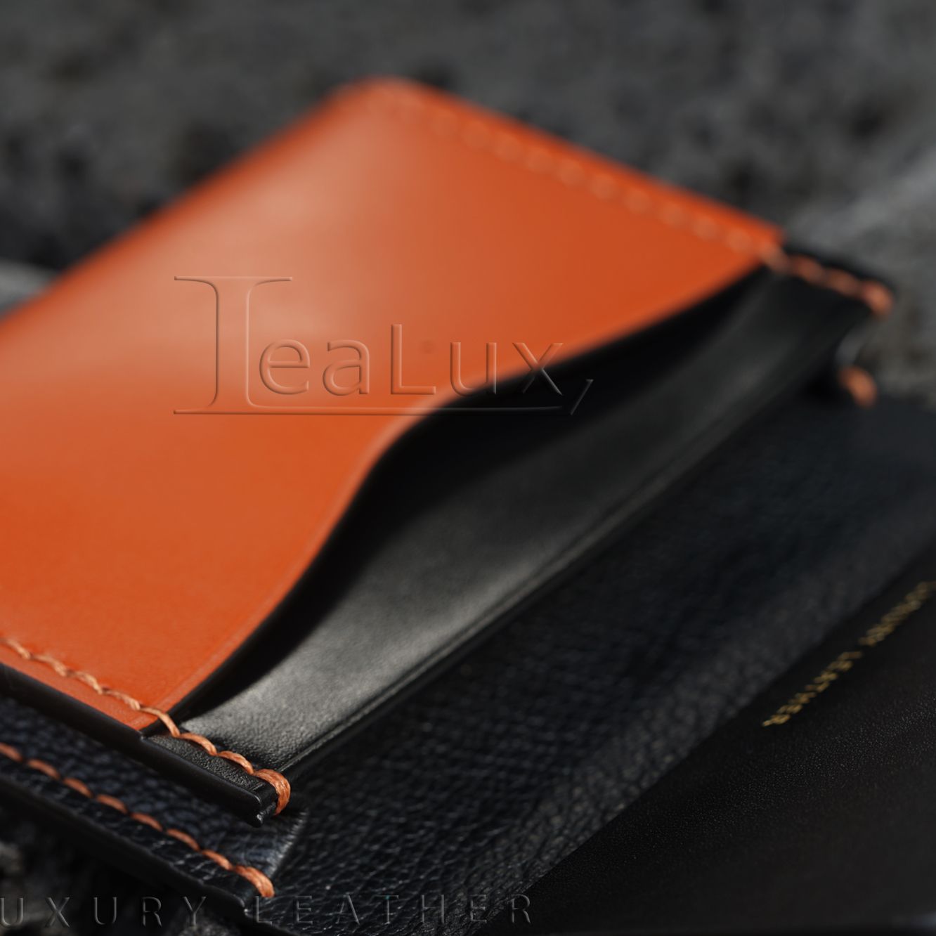 Ví Da Đựng Thẻ Handmade Cao Cấp Lealux Card Wallet