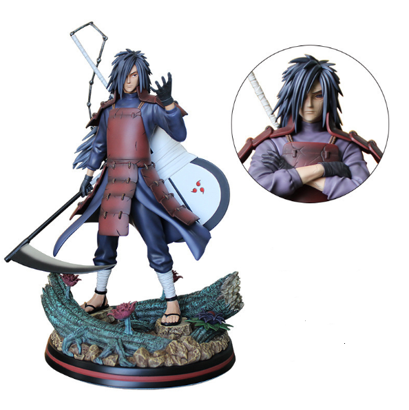 Mô hình naruto Uchiha madara Spot 39CM 2 Phiên bản 1 đầu và 2 đâu