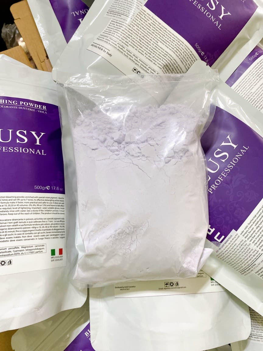 BỘT TẨY TÓC TÍM COLLAGEN LUSY