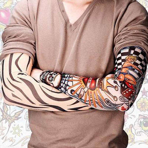 Bộ 2 Găng tay hình xăm tattoo