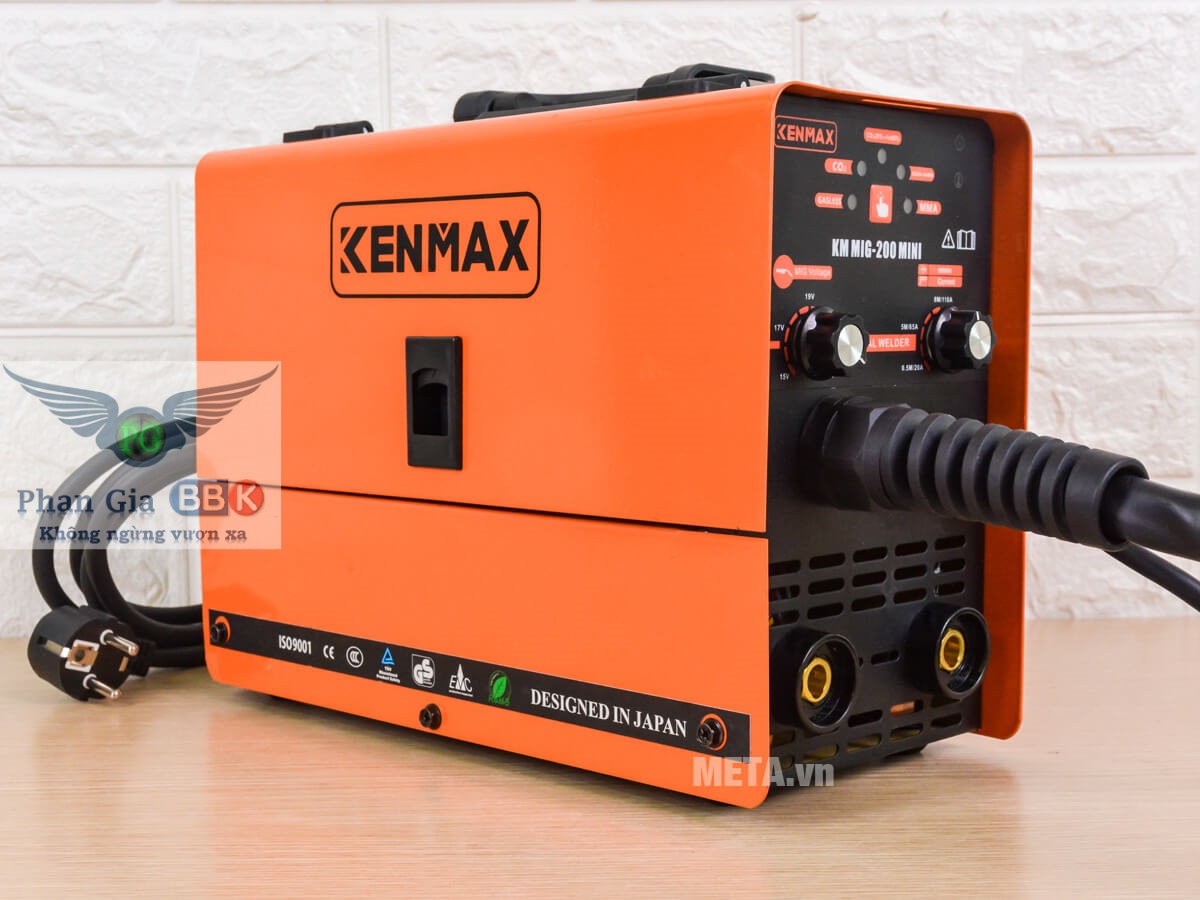Máy Hàn MIG + Que KENMAX MIG-200 Mini [Chính Hãng] + 1 Cuộn Dây Hàn 1Kg