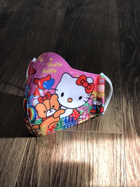 Khẩu trang kitty cho bé 5 đến 10 tuổi