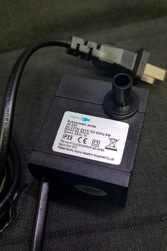 Máy bơm chìm hồ cá JK-280 công suất 5w + 4 đèn LED