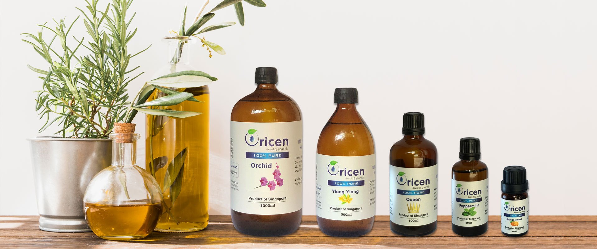 Tinh dầu Bạc Hà Oricen Pepermint 500ml-1000ml