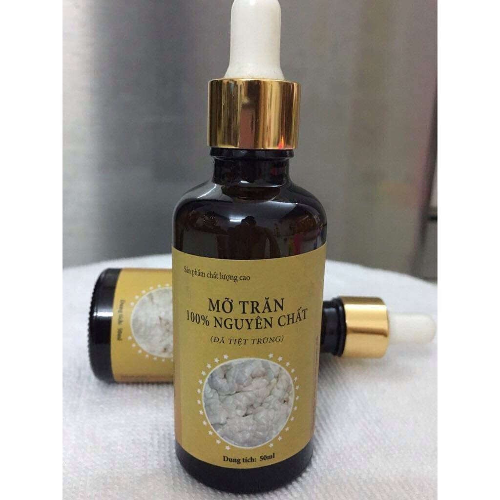 mỡ trăn gia nhiệt nguyên chất 100%