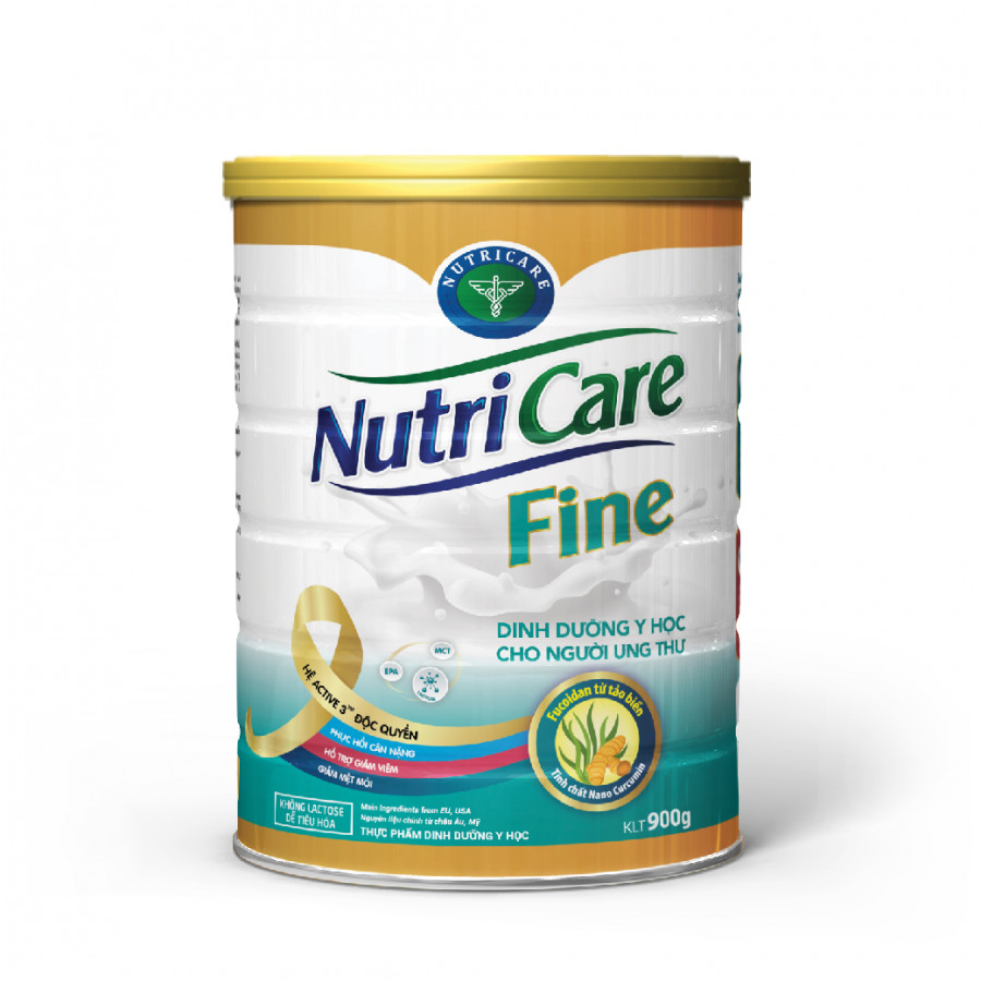 Sữa bột Nutricare Fine - dinh dưỡng y học cho người ung thư hỗ trợ cải