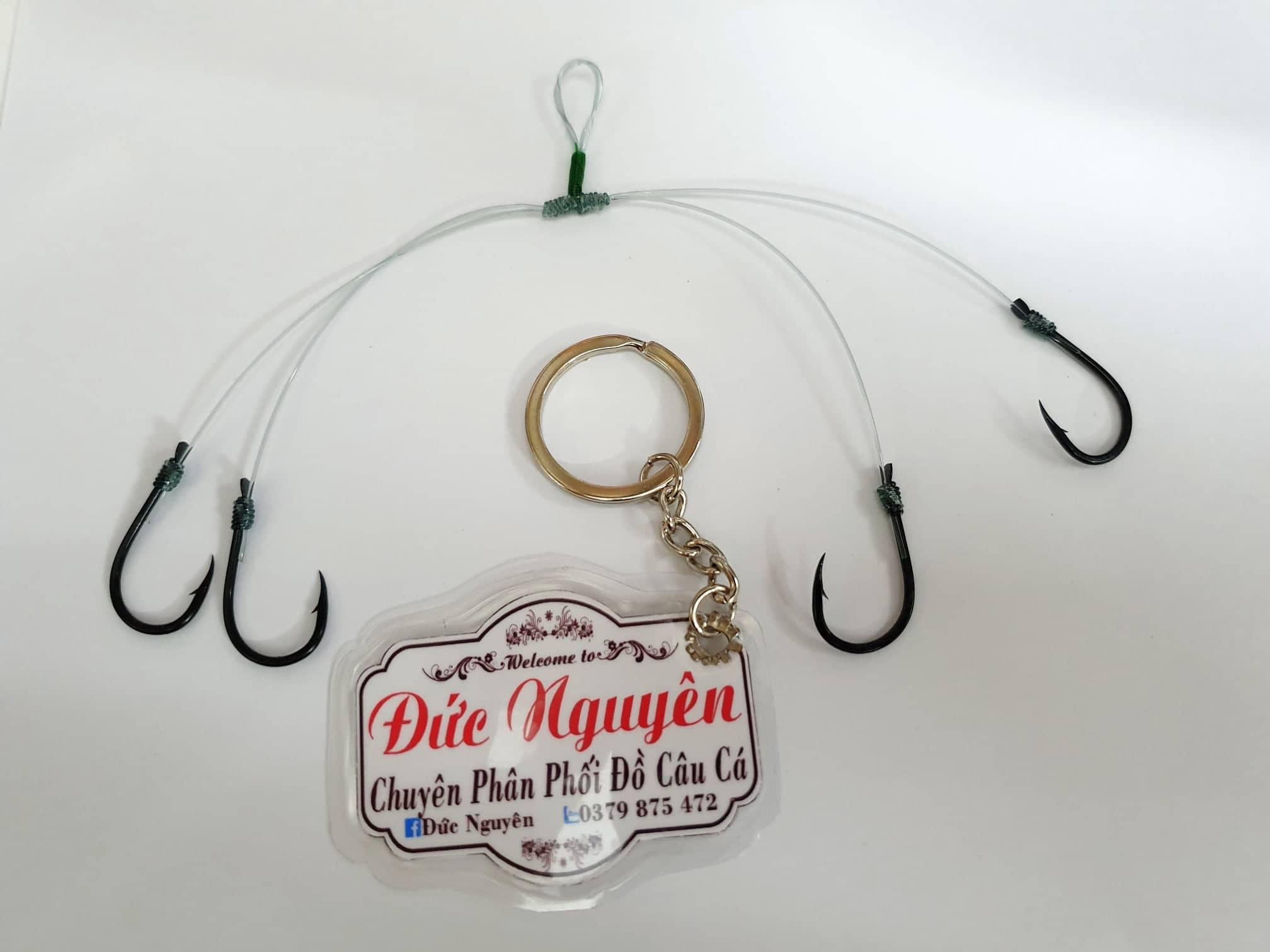 [BẢO TRỢ BỞI LAZADA] Chùm nho 4 lưỡi sét hàng cao cấp - ĐỒ CÂU CÁ ĐỨC NGUYÊN [Shop đồ câu cá uy tín]