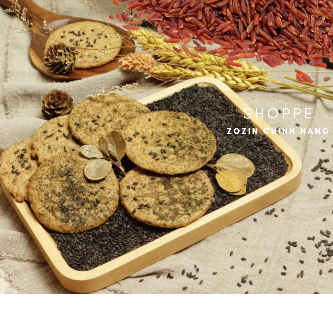 Bánh gạo lứt OHSAWA ZOZIN vị Mè Đen
