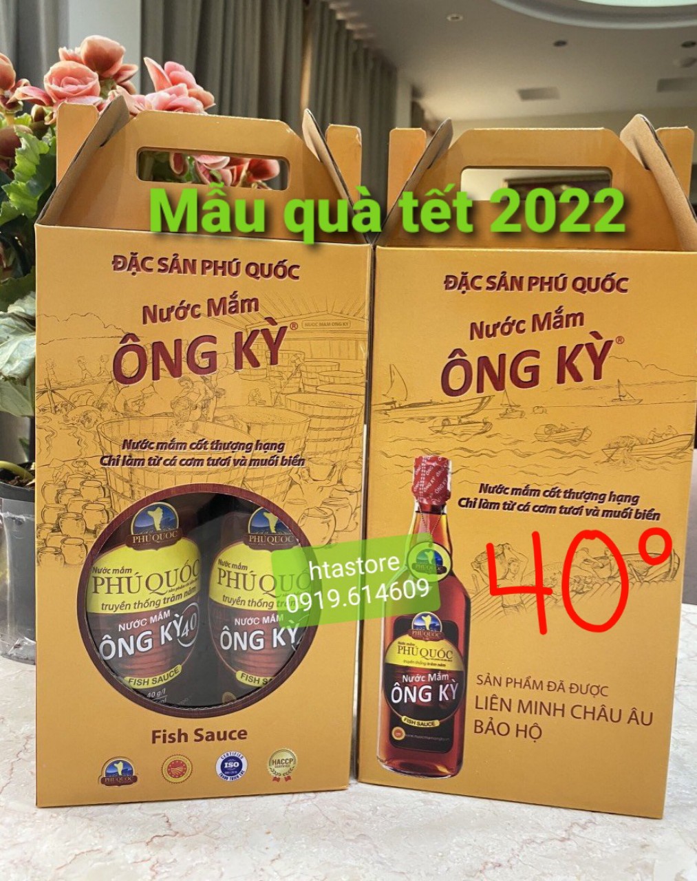Nuoc-Mâm Ong Ky de Phu Quoc 40° (Sauce de Poisson)