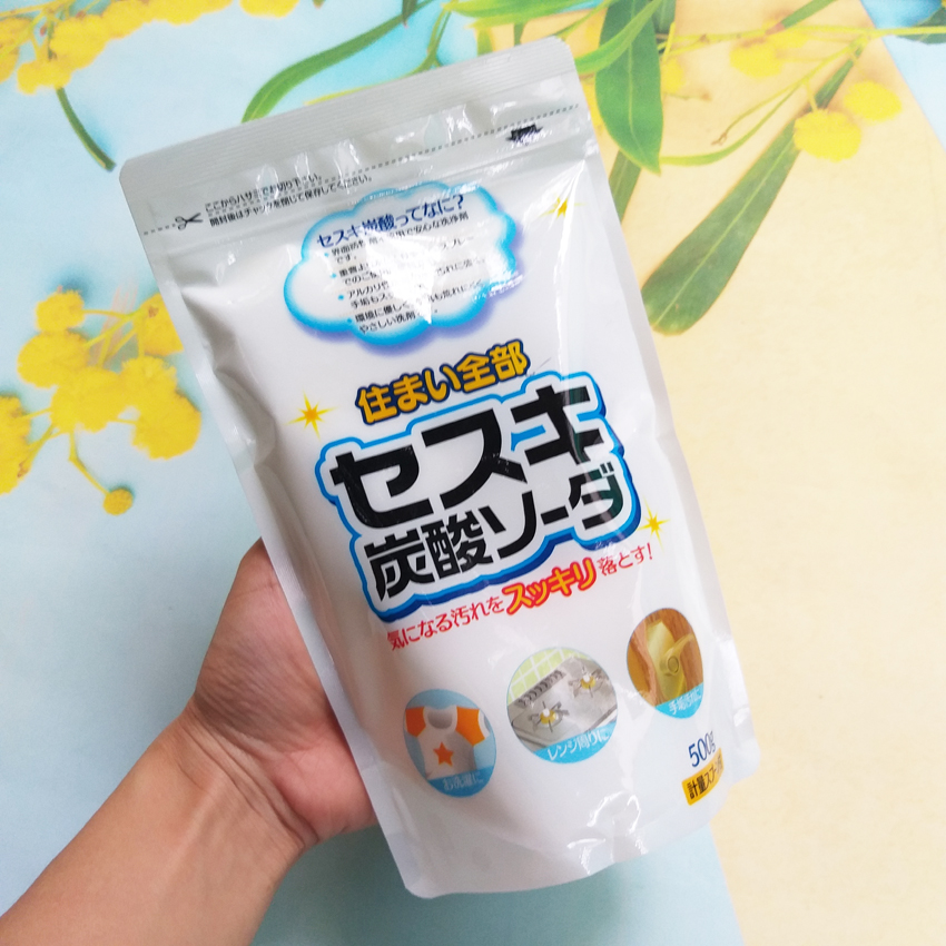 Bột Baking Soda Sesuki Rocket 500g hàng Nhật