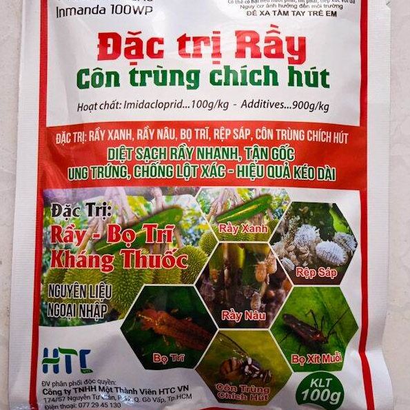 Thuốc diệt trừ rầy trắng, rầy nâu, rệp sáp, bọ trĩ, rệp vảy, côn trùng chích hút