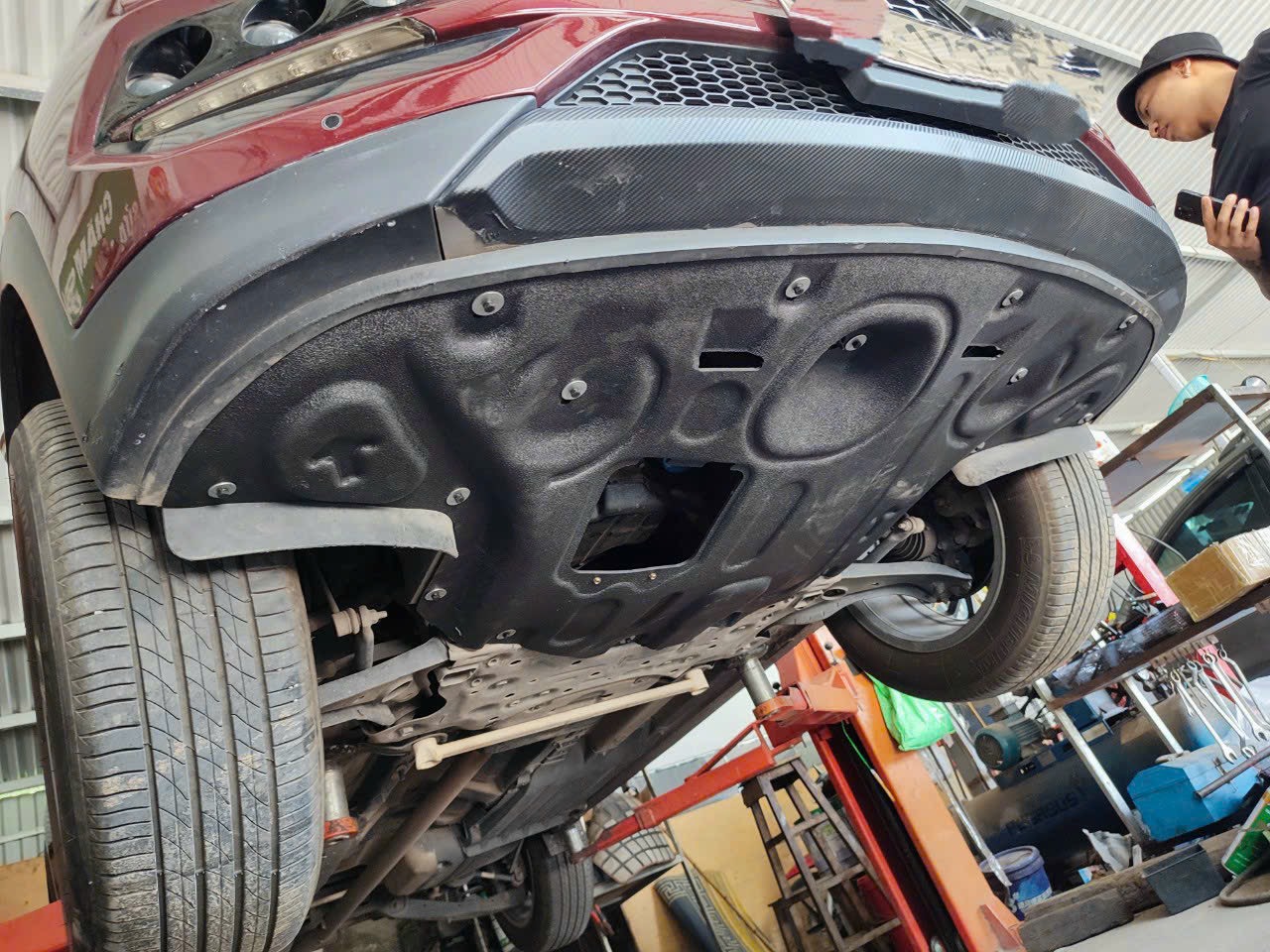 { Thép Chịu Lực } Chắn Gầm Xe Hyundai Tucson Các Đời