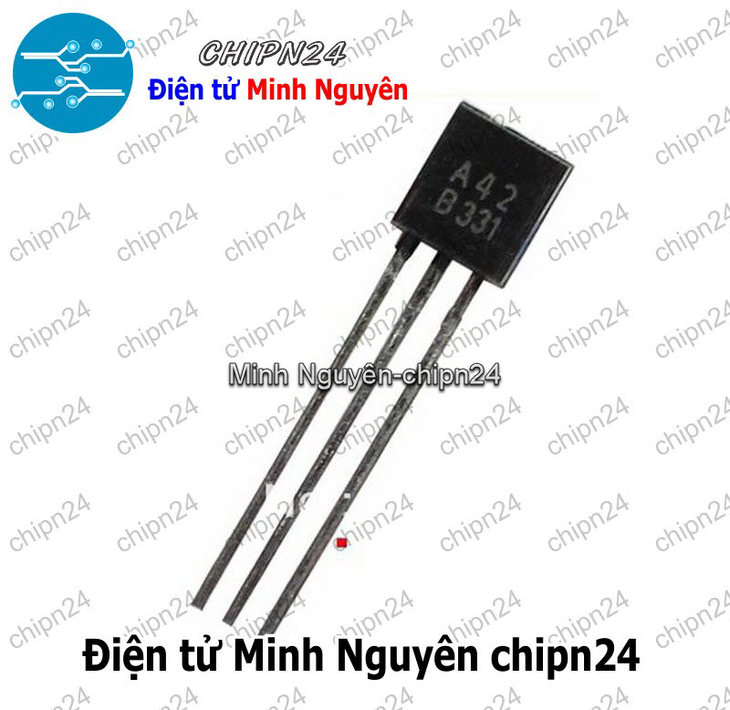 [10 con] (KT1) Transistor KSP42 TO-92 NPN 500mA 300V (MPSA42 A42) - HH000653