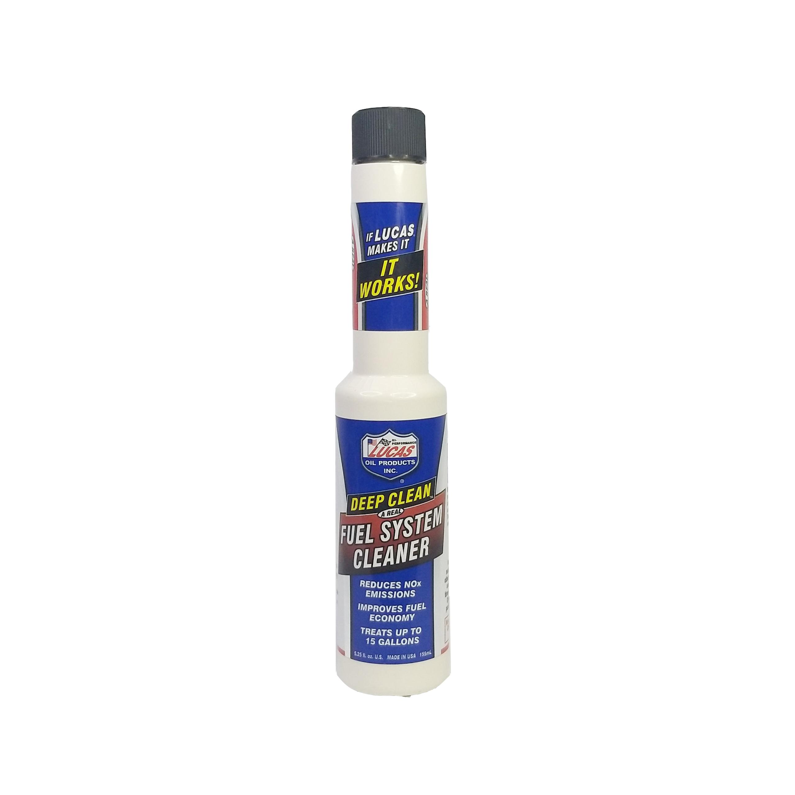 [HCM]Phụ gia súc béc xăng Lucas DEEP CLEAN fuel system cleanr 155ml