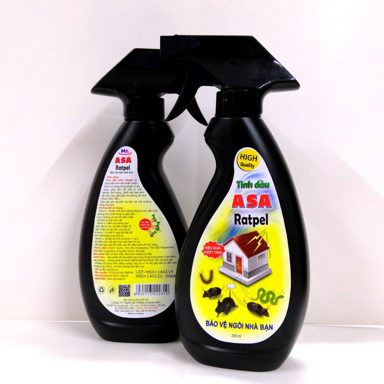 Chai Xịt xua đuổi chuột  350 ml