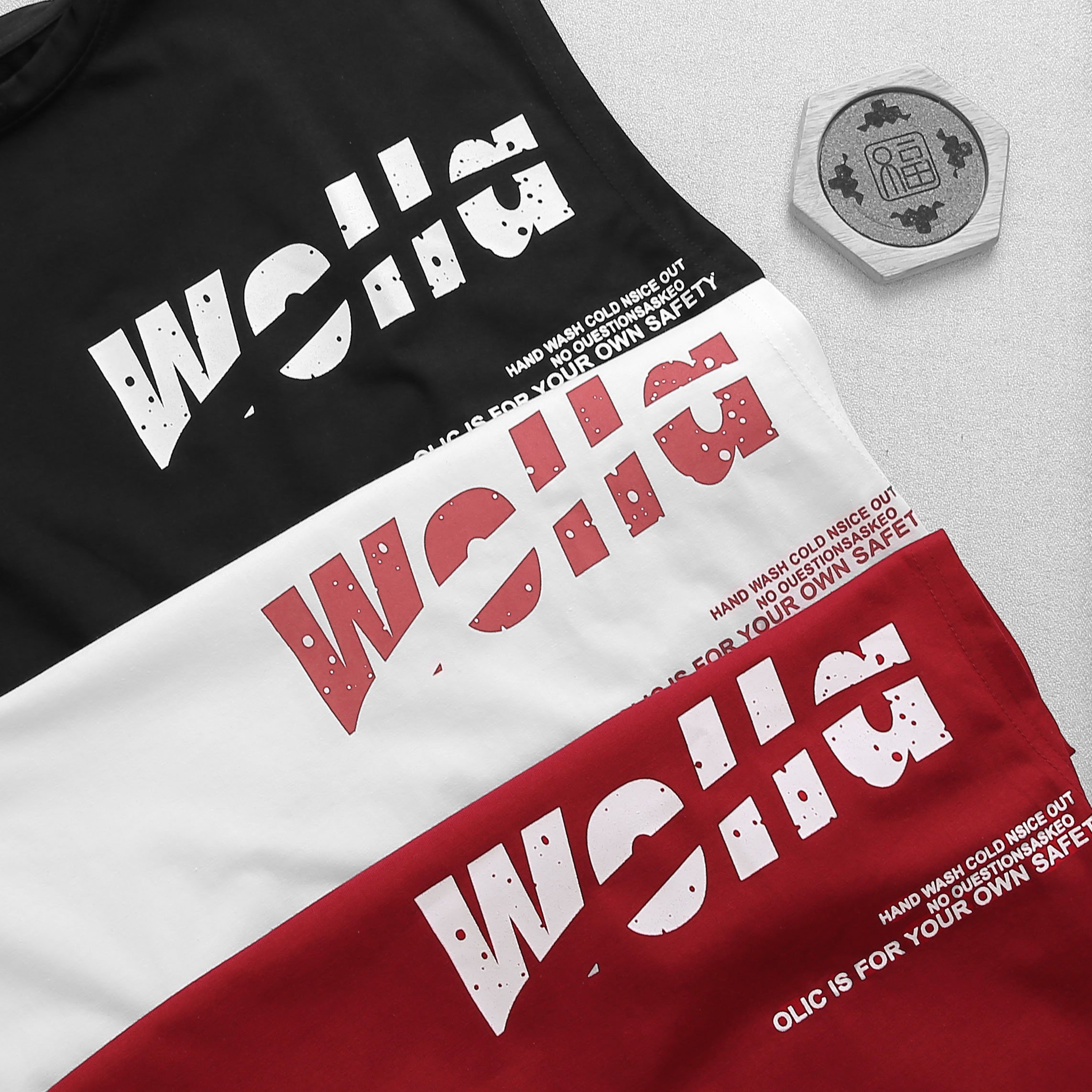 Áo Tank Top Wolla Gee Đen Cao Cấp -  SAT