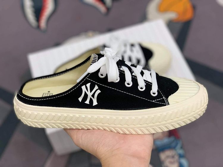 [ Full box + bill ] Sục thể thao ny , sục 𝐌𝐋𝐁 nữ , Sục MLB đen trơn 🥰