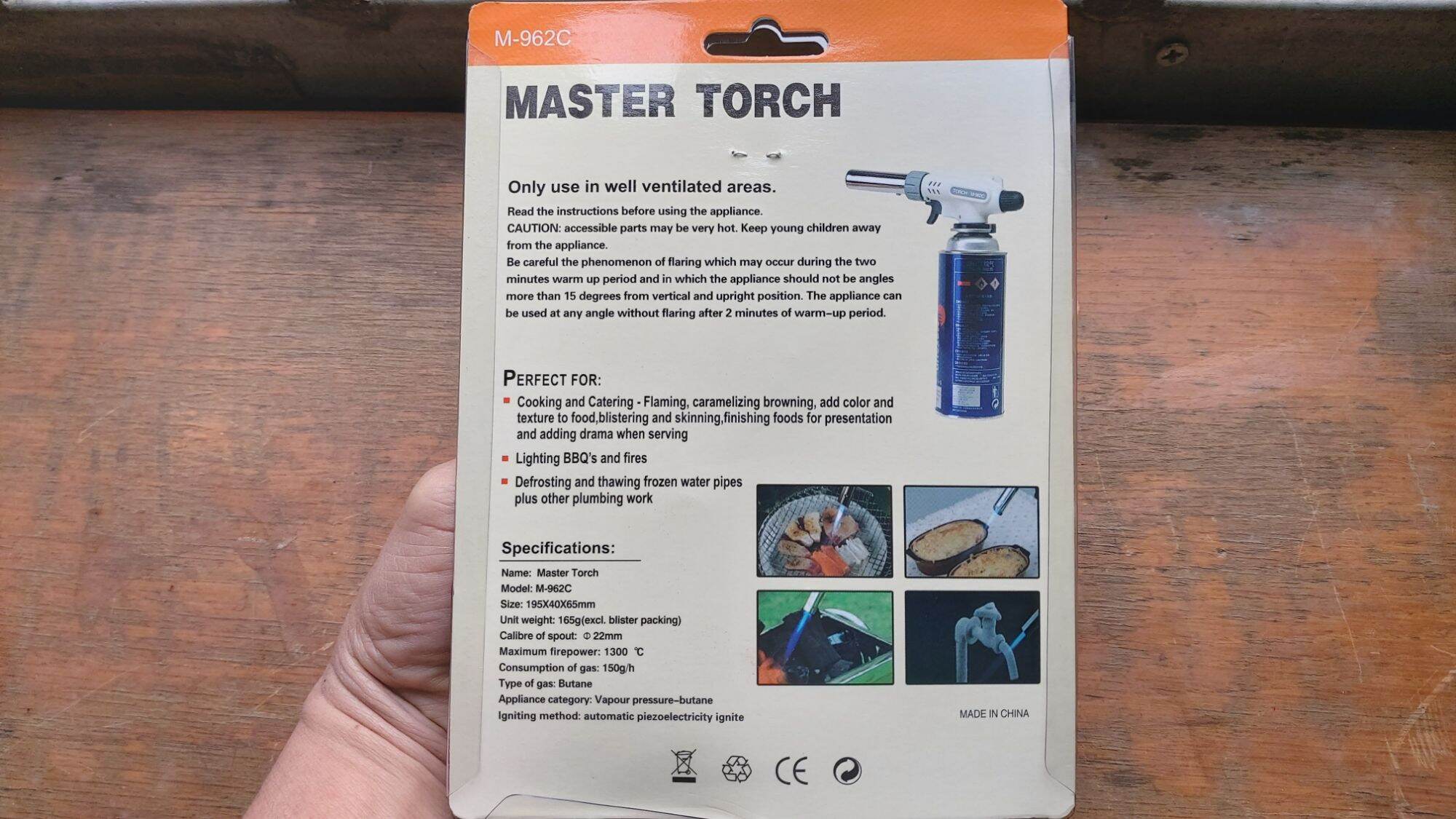 【Giao hàng tại Hà Nội】đèn khò gas master torch M-962C