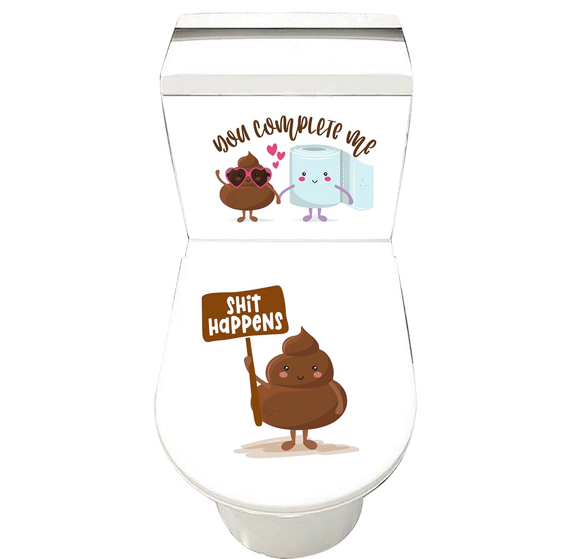 Decal dán toilet shit đáng iu - trang trí nhà cửa - thuthaodecor