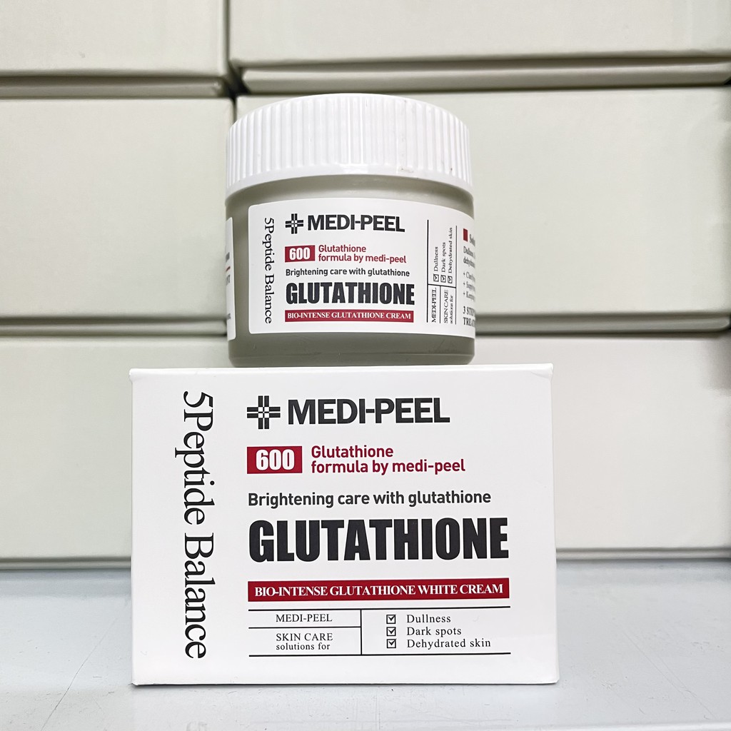 glutathione 600 kem dưỡng Trắng Da MEDI PEEL White Cream Medi-Peel type_bogoflash Nutraceuticals Collagen Melon Smoothie Size:50vials x 2ml/Box