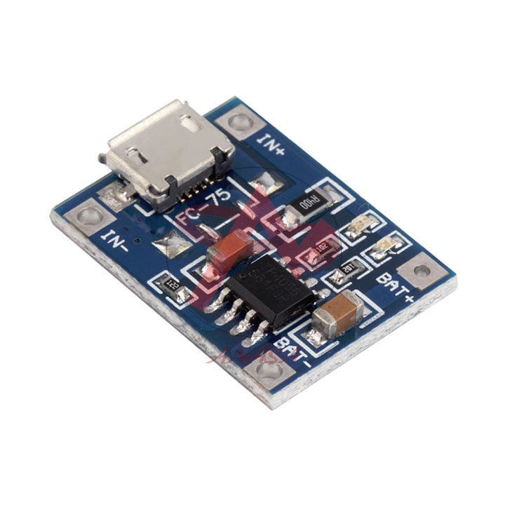 Mạch Sạc Pin Lithium TP4056 1A Micro USB