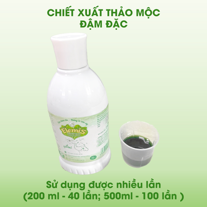 Nước Tắm Thảo Dược Cho Bé Elemis Chai 200ml / 500ml