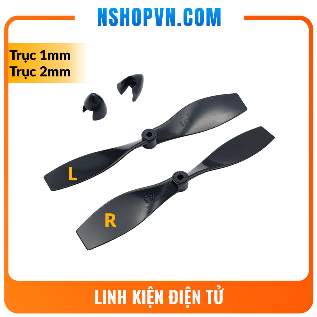 Bộ 2 cánh quạt thuận nghịch 75mm