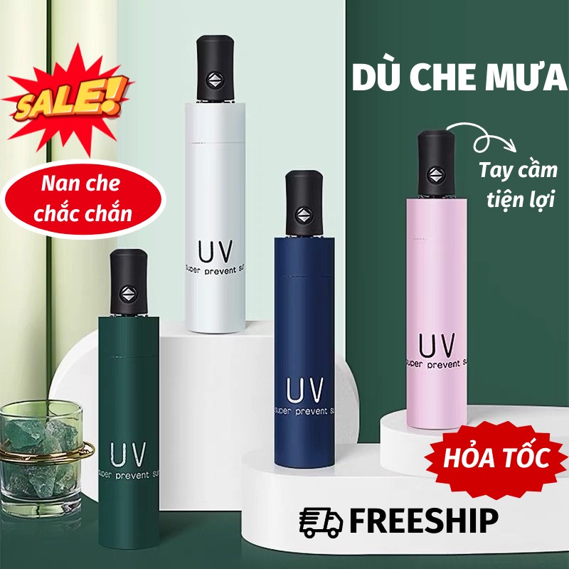 Ô gấp gọn phủ lớp chống tia UV, dù che nắng, che mưa ngoài trời cầm tay cao cấp, Dù Che Mưa Ngăn Nắng Ngăn Tia UV, Ô dù gấp gọn che mưa loại lớn, ô uv đi mưa to cán dài tự động cute loại cỡ lớn giá rẻ ,câu cá tránh nắng suốt