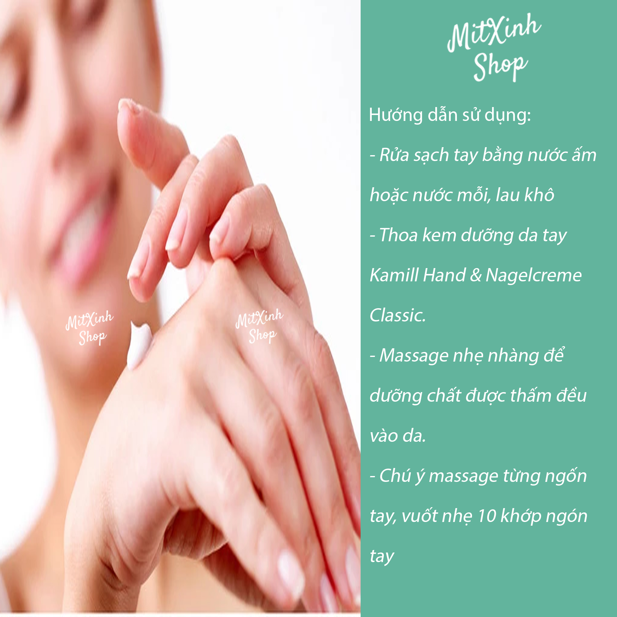 [ HÀNG ĐỨC ] KEM TAY LÔ HỘI KAMIL 100ML