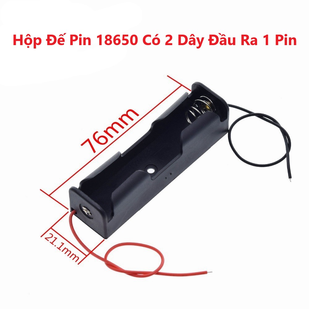 Hộp đế pin sạc dự phong 18650 1pin, 2 pin, 3 pin, 4 pin