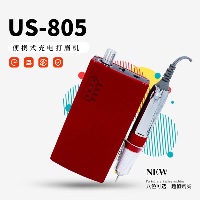 Máy mài móng tích điện us805 siêu bền mới hot