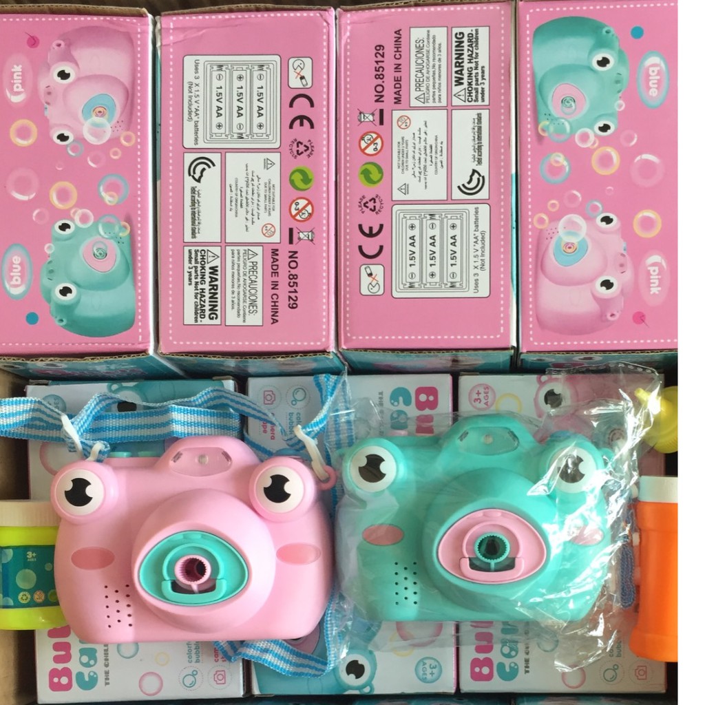 [HCM]MÁY CHỤP ẢNH THỔI BONG BÓNG CON ẾCH SIÊU CUTE CHO BÉ
