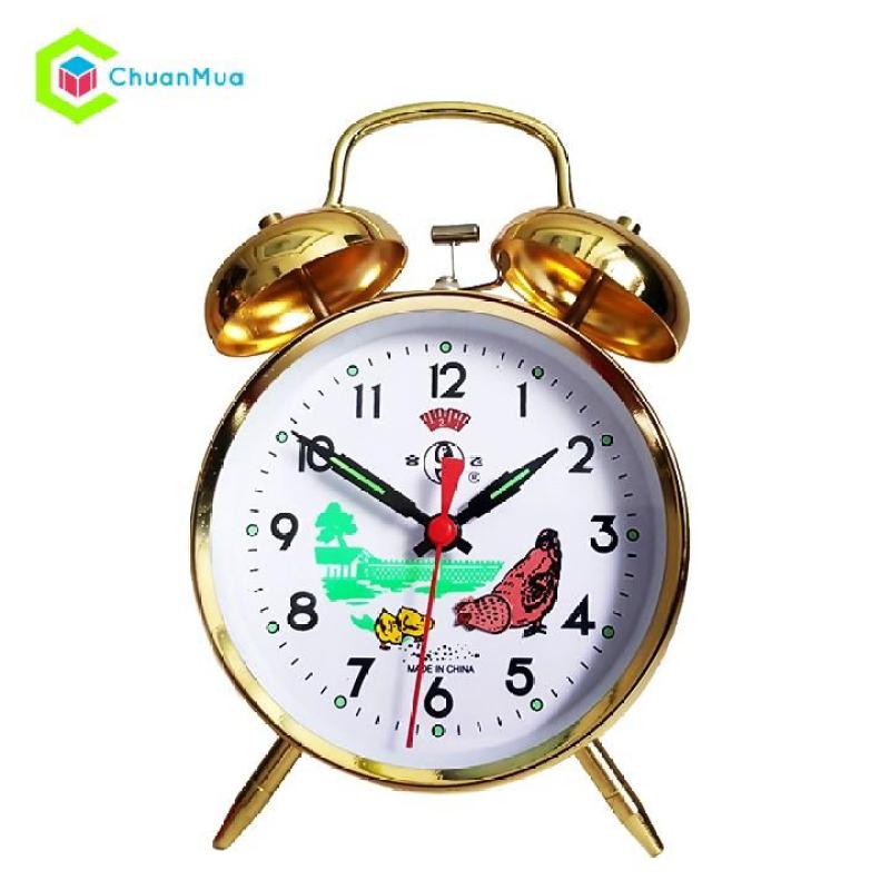 Nơi bán Đồng Hồ Để Bàn Báo Thức Mặt Tròn Dây Cót Gà Mổ Thóc Size Lớn - NTA001