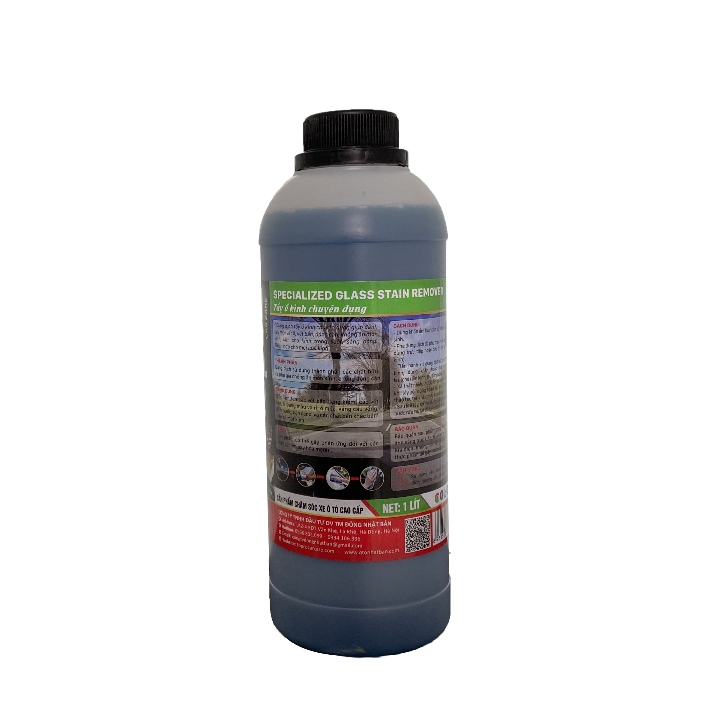Dung dịch tẩy ố kính 1 lít