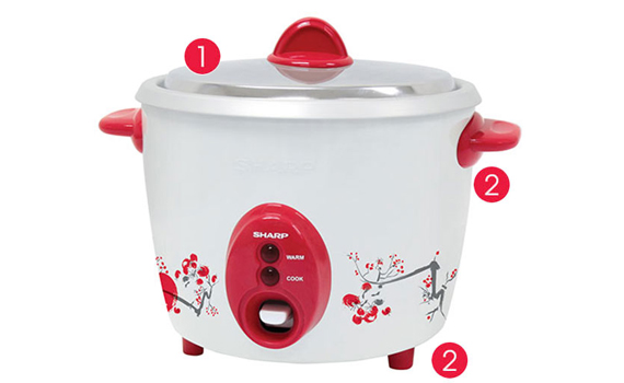 Nồi cơm điện Sharp 1.1 lít KSH-D11V - Giao màu ngẫu nhiên