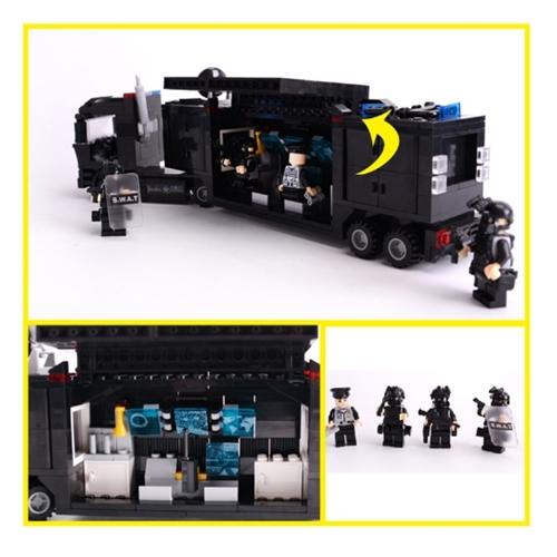 [HCM]Lắp ráp Lego xe ứng cứu thông tin SWAT - 6510
