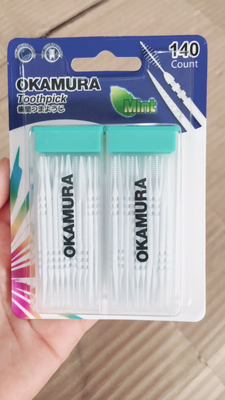 [Hcm]Okamura - Tăm Nhựa Okamura Chất Lượng Nhật Bản 140 Cây