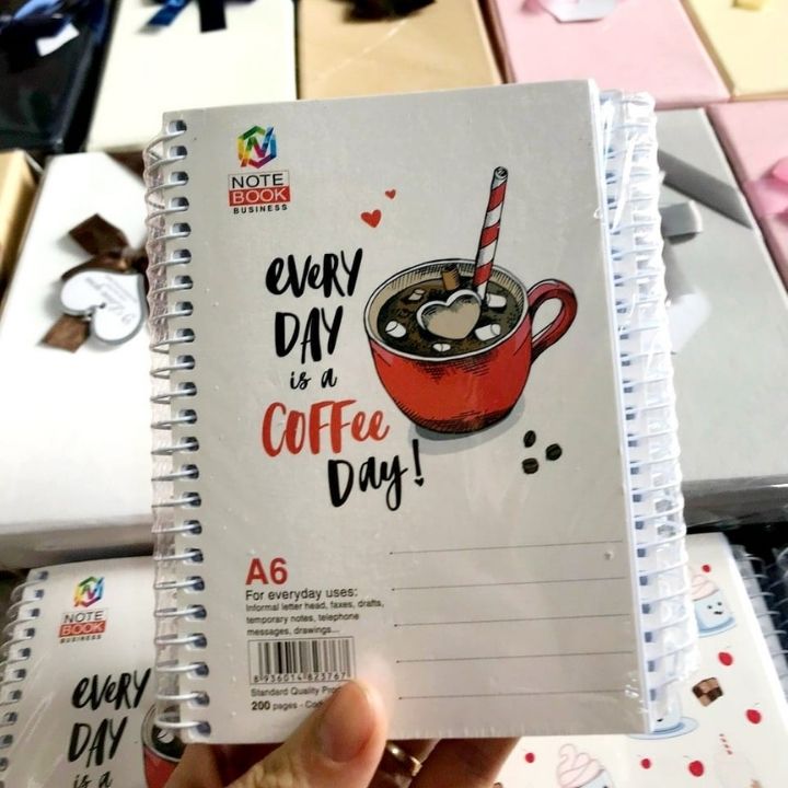 Sổ Lò Xo Sổ Ghi Chép A6 Đẹp Cute Dễ Thương Tiện Dụng Cho Bé Bạn Gái Học Sinh