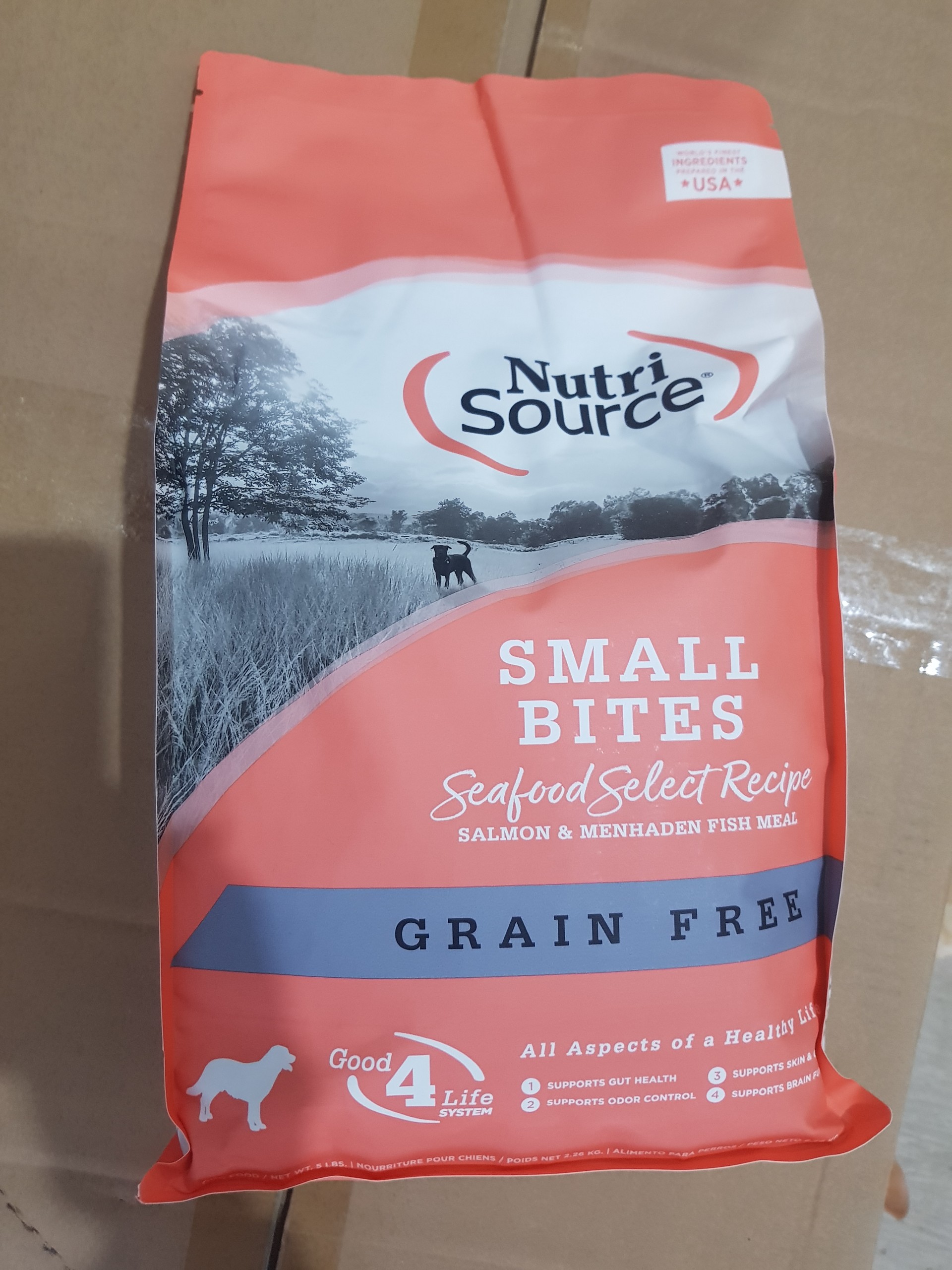 Thức ăn hạt cho chó NUTRISOURCE Small Bites Seafood Select Grain Free - [Nông Trại Thú Cưng]
