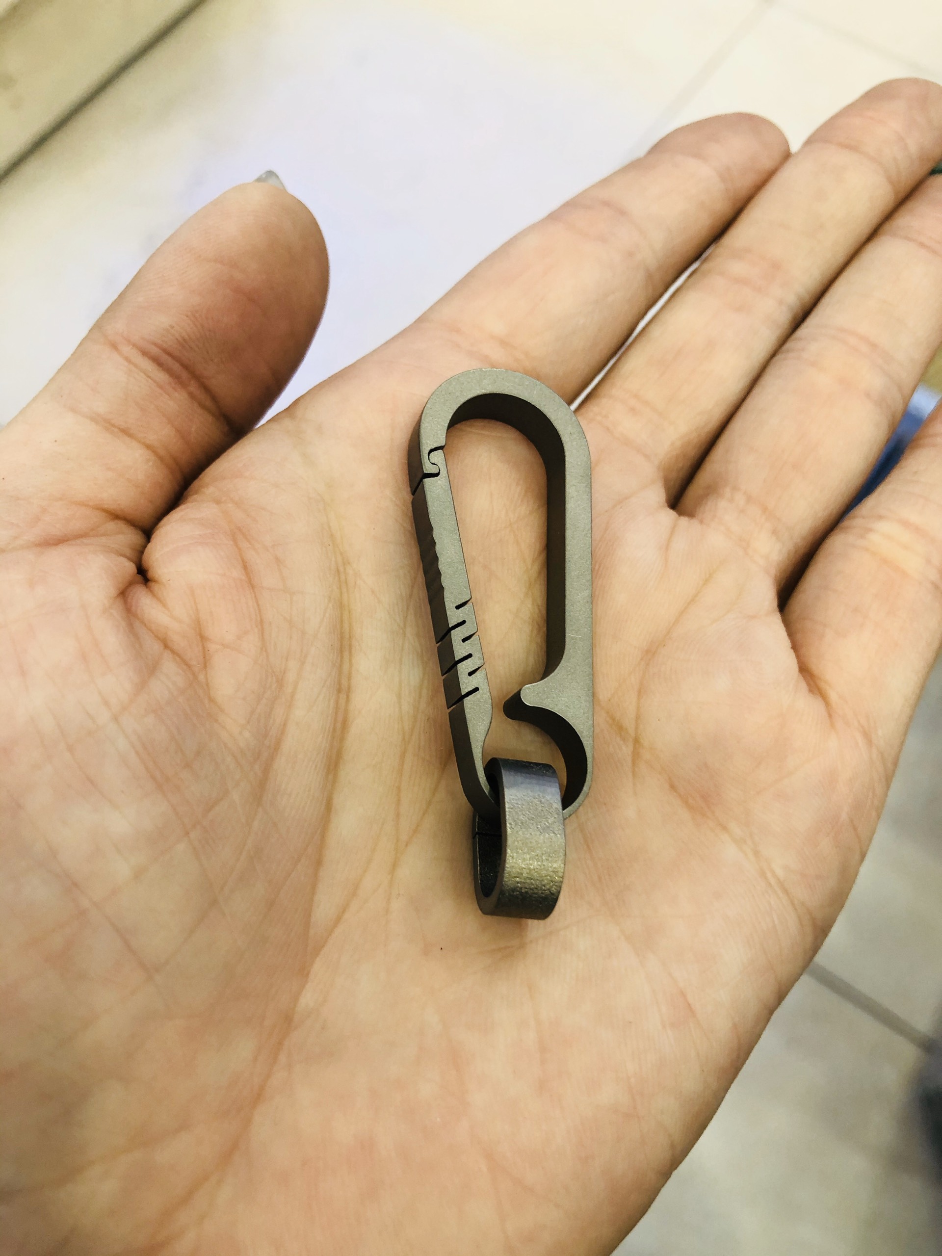 [HCM]Carabiner EDC Titanium 45mm