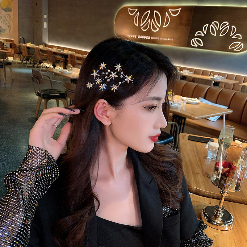 [Hot&Hiếm] 1 kẹp tóc nữ Dải Ngân Hà siêu xinh lấp lánh